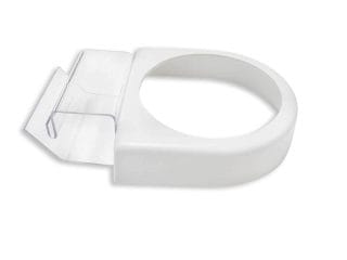 AUTOMOTIVE CUP HOLDER ACCESSORY - WHITE GLOSS AC ABS