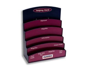 MULTI-TIER POINT OF SALE DISPENSER - RED STD ABS